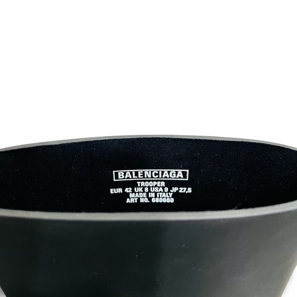 Balenciaga Men’s Trooper Rubber Boots - Picture 4 of 14